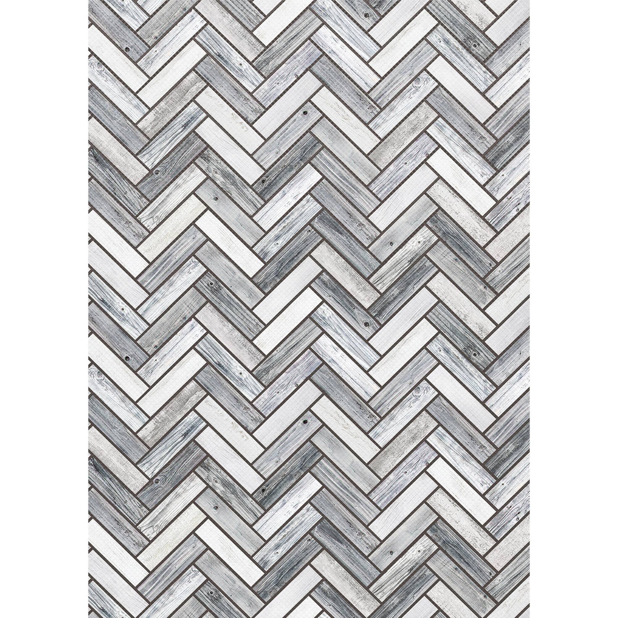 Teacher Created Resources Better Than Paper® Herringbone White Wood Design Bulletin Board Roll, 4ct.